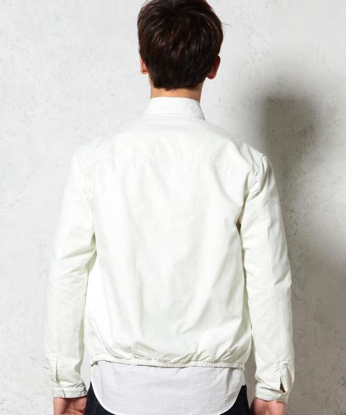 green label relaxing（グリーンレーベルリラクシング）の「C/N TWILL NOCOL ZIP ブルゾン GLSS◆（ブルゾン・メンズ・オフホワイト/オリーブ/ネイビー・MEDIUM/LARGE/SMALL）」の14枚目の写真