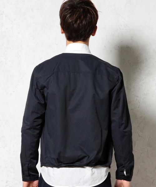 green label relaxing（グリーンレーベルリラクシング）の「C/N TWILL NOCOL ZIP ブルゾン GLSS◆（ブルゾン・メンズ・オフホワイト/オリーブ/ネイビー・MEDIUM/LARGE/SMALL）」の15枚目の写真