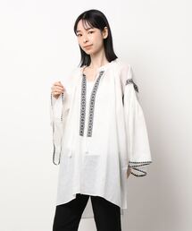 ROPE' | ラミー刺繍カフタンチュニックブラウス(シャツ/ブラウス)
