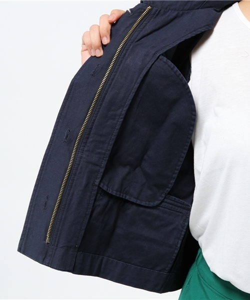 WHO'S WHO gallery(フーズフーギャラリー)の「【mil4th】ショートF2ジャケット(ミリタリージャケット・レディース・オリーブ/ネイビー・FREE)」の11枚目の写真