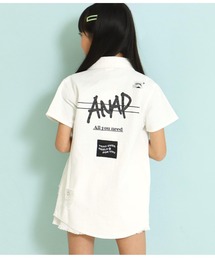 ANAP kids（アナップキッズ）の「ダメージ半袖シャツ（シャツ/ブラウス・キッズ）」