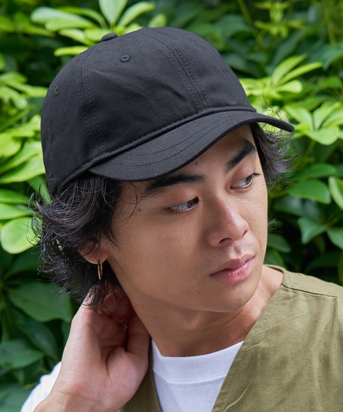 SETUP7（セットアップセブン）の「【SETUP7】ショートバイザーベーシックキャップ KNF（キャップ・メンズ・ブラック/ベージュ/ネイビー/ブラウン/グレー/カーキ/アイボリー・FREE）」の3枚目の写真