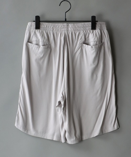 SITRY（シトリー）の「レーヨンバンドカラー シャツ＆ハーフパンツ セットアップ（ルームウェア/パジャマ・メンズ・ブラック/ベージュ/ネイビー/グレー/ブラック系その他/グレー系その他/ブルー系その他・M/L）」の16枚目の写真