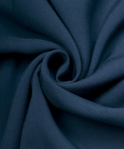 SITRY（シトリー）の「レーヨンバンドカラー シャツ＆ハーフパンツ セットアップ（ルームウェア/パジャマ・メンズ・ブラック/ベージュ/ネイビー/グレー/ブラック系その他/グレー系その他/ブルー系その他・M/L）」の21枚目の写真