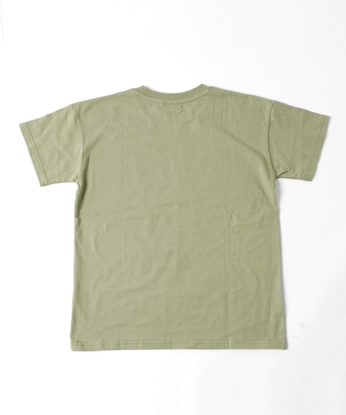 GLAZOS(グラソス)の「天竺・ドロップショルダーBOXフォトプリント半袖Tシャツ(Tシャツ/カットソー・キッズ・ライトブルー/ライトカーキ/チャコールグレー・140cm/170cm/160cm/130cm/150cm)」の15枚目の写真
