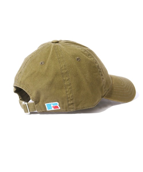 Russell Athletic（ラッセルアスレティック）の「Russell Athletic/ラッセルアスレティック Cotton Twill Dad Hat キャップ（キャップ・メンズ・ブラック/オリーブ/イエロー/バーガンディー・FREE）」の3枚目の写真