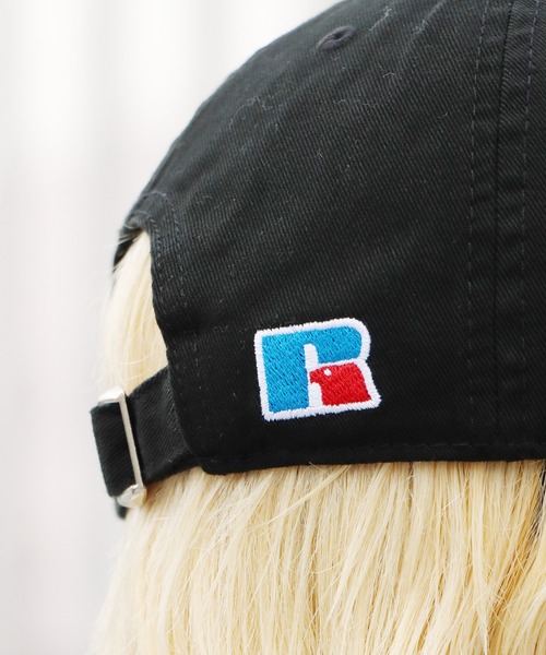 Russell Athletic（ラッセルアスレティック）の「Russell Athletic/ラッセルアスレティック Cotton Twill Dad Hat キャップ（キャップ・メンズ・ブラック/オリーブ/イエロー/バーガンディー・FREE）」の2枚目の写真