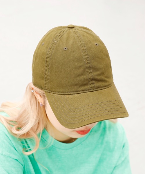 Russell Athletic（ラッセルアスレティック）の「Russell Athletic/ラッセルアスレティック Cotton Twill Dad Hat キャップ（キャップ・メンズ・ブラック/オリーブ/イエロー/バーガンディー・FREE）」の11枚目の写真