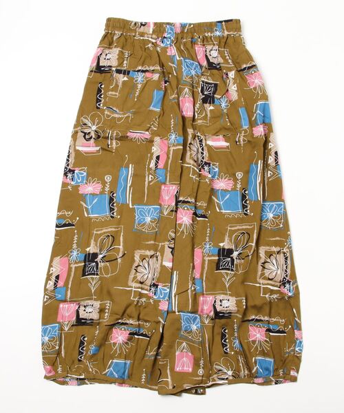 sandy（サンディー）の「【sandy】プリントギャザーワイドパンツ（その他パンツ・レディース・オフホワイト/カーキ/グリーン/ネイビー・FREE）」の5枚目の写真