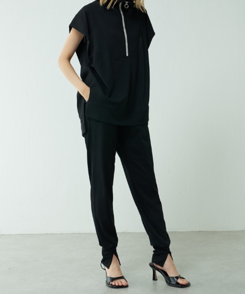 Lui's（ルイス）の「エステルフライスBigカラープルオーバー（Tシャツ/カットソー・レディース・ブラック/サックスブルー・FREE）」の10枚目の写真