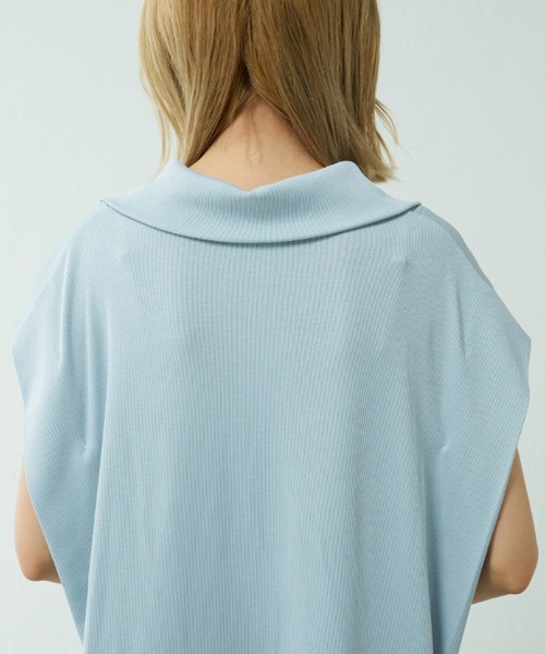 Lui's（ルイス）の「エステルフライスBigカラープルオーバー（Tシャツ/カットソー・レディース・ブラック/サックスブルー・FREE）」の14枚目の写真