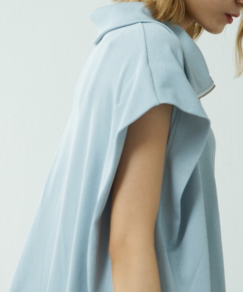 Lui's（ルイス）の「エステルフライスBigカラープルオーバー（Tシャツ/カットソー・レディース・ブラック/サックスブルー・FREE）」の15枚目の写真