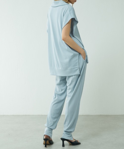 Lui's（ルイス）の「エステルフライスBigカラープルオーバー（Tシャツ/カットソー・レディース・ブラック/サックスブルー・FREE）」の5枚目の写真