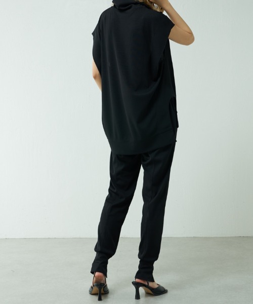 Lui's（ルイス）の「エステルフライスBigカラープルオーバー（Tシャツ/カットソー・レディース・ブラック/サックスブルー・FREE）」の6枚目の写真