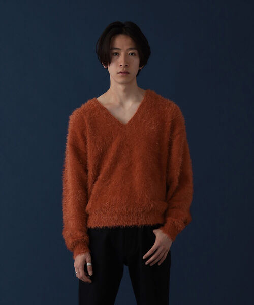 VAPORIZE（ヴェイパライズ）の「VAPORIZE / Feather Vneck Knit 