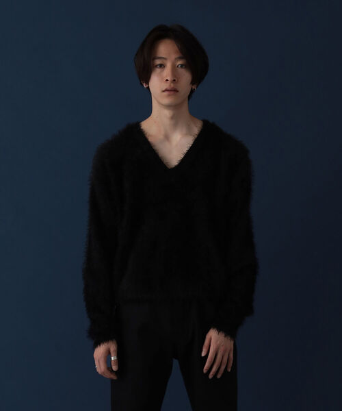 VAPORIZE（ヴェイパライズ）の「VAPORIZE / Feather Vneck Knit