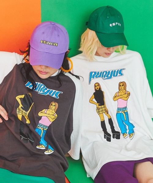 PUNYUS（プニュズ）の「DIGITALIZEキャップ（キャップ・レディース・パープル/ピンク/ブラック・FREE）」の4枚目の写真