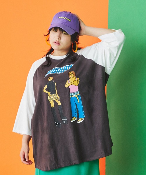 PUNYUS（プニュズ）の「DIGITALIZEキャップ（キャップ・レディース・パープル/ピンク/ブラック・FREE）」の5枚目の写真