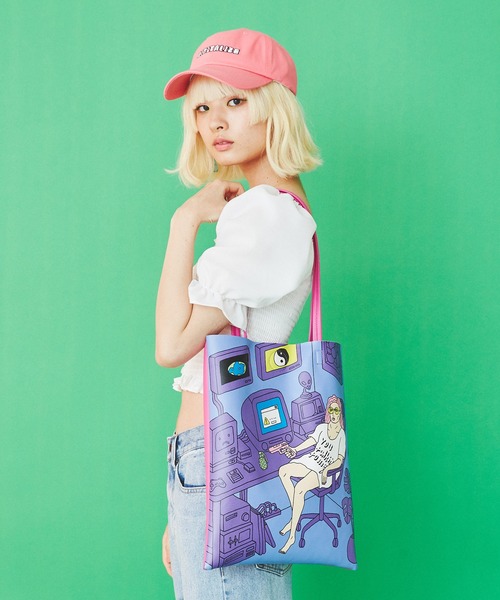 PUNYUS（プニュズ）の「DIGITALIZEキャップ（キャップ・レディース・パープル/ピンク/ブラック・FREE）」の17枚目の写真