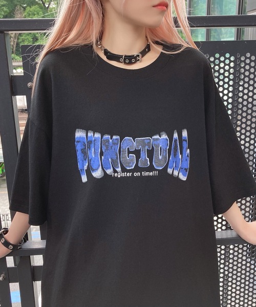 Figments（フィグメンツ）の「PUNCTUAL Tシャツ（Tシャツ/カットソー・レディース・ブラック・FREE）」の6枚目の写真