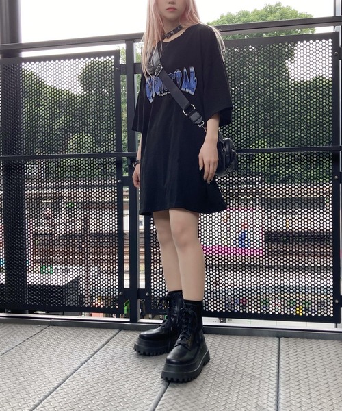 Figments（フィグメンツ）の「PUNCTUAL Tシャツ（Tシャツ/カットソー・レディース・ブラック・FREE）」の7枚目の写真