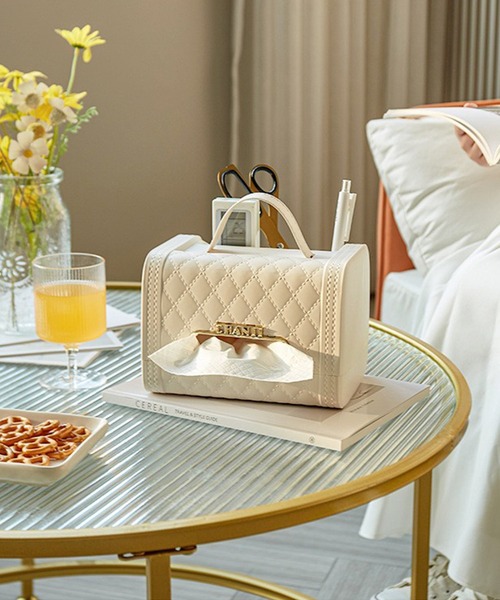 aimoha（アイモハ）の「ティッシュケース 卓上収納 ティッシュボックス