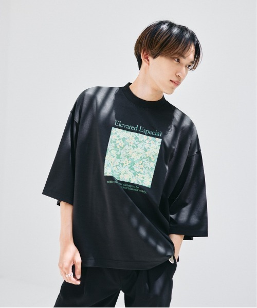 EDEL（エーデル）の「EDEL - アートプリントルーズフィットT（Tシャツ/カットソー・メンズ・ホワイト/ブラック・MEDIUM/LARGE）」の11枚目の写真