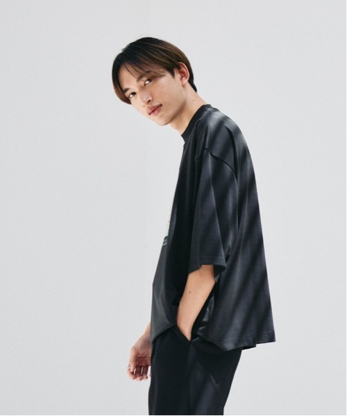 EDEL（エーデル）の「EDEL - アートプリントルーズフィットT（Tシャツ/カットソー・メンズ・ホワイト/ブラック・MEDIUM/LARGE）」の12枚目の写真