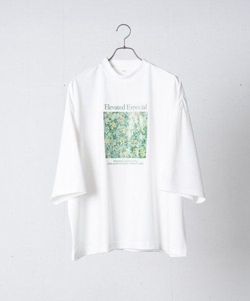 EDEL（エーデル）の「EDEL - アートプリントルーズフィットT（Tシャツ/カットソー・メンズ・ホワイト/ブラック・MEDIUM/LARGE）」の19枚目の写真