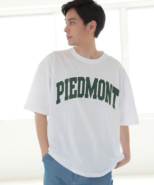 LAKOLE(ラコレ)の「レタードプリントTシャツ / 299636(Tシャツ/カットソー・メンズ・ホワイト/ブラック/ネイビー/グレー/グリーン・MEDIUM/LARGE/X-LARGE)」の2枚目の写真