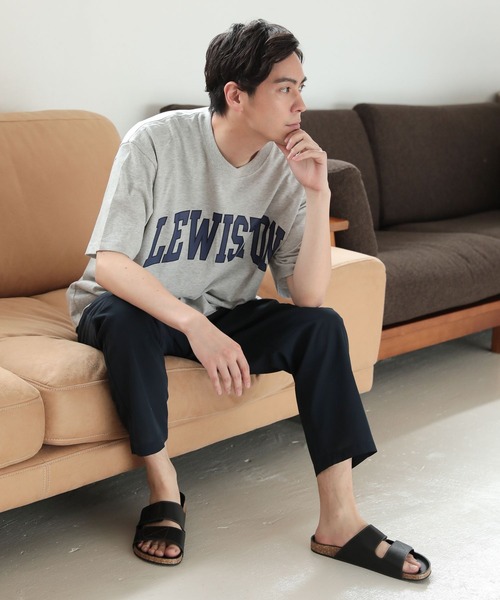 LAKOLE(ラコレ)の「レタードプリントTシャツ / 299636(Tシャツ/カットソー・メンズ・ホワイト/ブラック/ネイビー/グレー/グリーン・MEDIUM/LARGE/X-LARGE)」の11枚目の写真