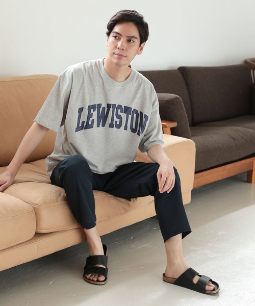 LAKOLE(ラコレ)の「レタードプリントTシャツ / 299636(Tシャツ/カットソー・メンズ・ホワイト/ブラック/ネイビー/グレー/グリーン・MEDIUM/LARGE/X-LARGE)」の12枚目の写真