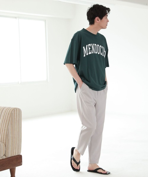 LAKOLE(ラコレ)の「レタードプリントTシャツ / 299636(Tシャツ/カットソー・メンズ・ホワイト/ブラック/ネイビー/グレー/グリーン・MEDIUM/LARGE/X-LARGE)」の14枚目の写真