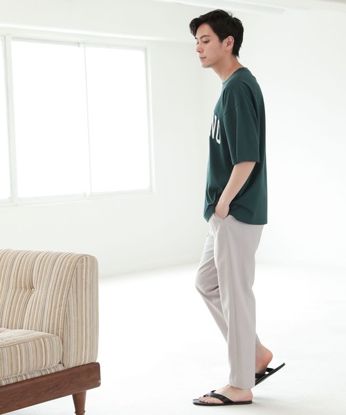 LAKOLE(ラコレ)の「レタードプリントTシャツ / 299636(Tシャツ/カットソー・メンズ・ホワイト/ブラック/ネイビー/グレー/グリーン・MEDIUM/LARGE/X-LARGE)」の15枚目の写真