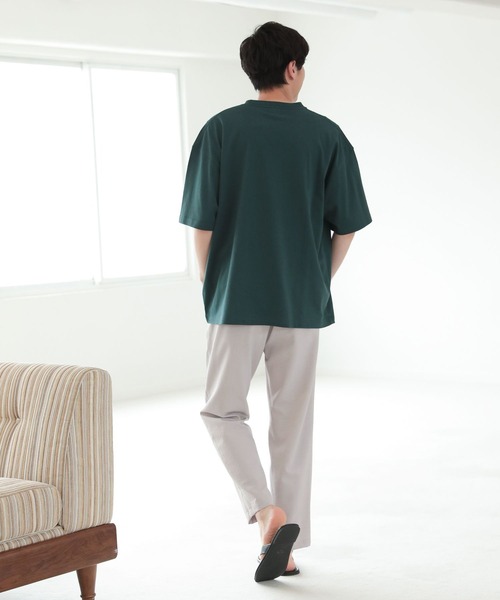 LAKOLE(ラコレ)の「レタードプリントTシャツ / 299636(Tシャツ/カットソー・メンズ・ホワイト/ブラック/ネイビー/グレー/グリーン・MEDIUM/LARGE/X-LARGE)」の16枚目の写真