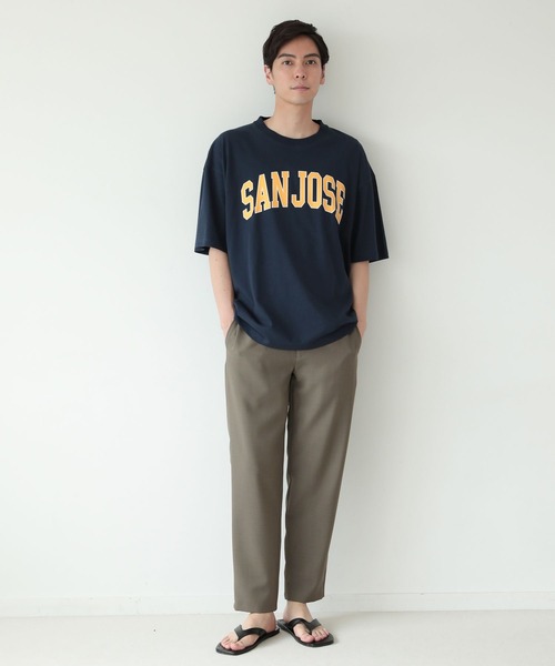 LAKOLE(ラコレ)の「レタードプリントTシャツ / 299636(Tシャツ/カットソー・メンズ・ホワイト/ブラック/ネイビー/グレー/グリーン・MEDIUM/LARGE/X-LARGE)」の17枚目の写真