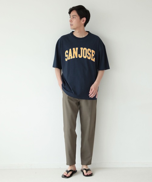 LAKOLE(ラコレ)の「レタードプリントTシャツ / 299636(Tシャツ/カットソー・メンズ・ホワイト/ブラック/ネイビー/グレー/グリーン・MEDIUM/LARGE/X-LARGE)」の18枚目の写真