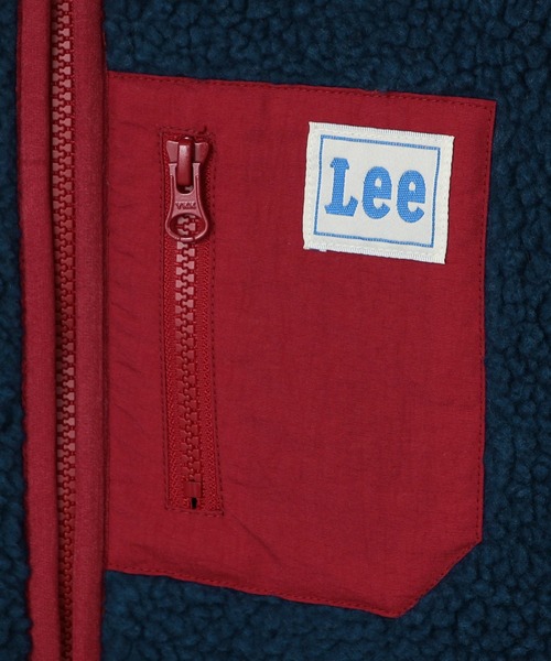 Lee(リー)の「Lee/リー BOA ZIP JACKET ボアジャケット(ブルゾン・キッズ・アイボリー/ネイビー/ベージュ・110/140/130/120/150)」の17枚目の写真