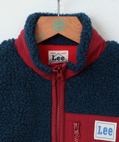 Lee(リー)の「Lee/リー BOA ZIP JACKET ボアジャケット(ブルゾン・キッズ・アイボリー/ネイビー/ベージュ・110/140/130/120/150)」の18枚目の写真