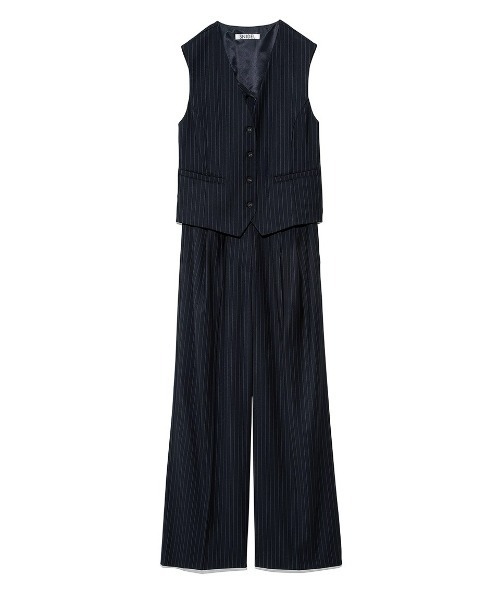 snidel ネイビーサイズ1 SNIDEL（スナイデル）の「ジレベストSETUP（ワンピース）」 - WEAR