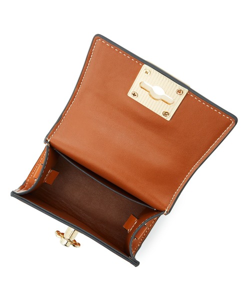 ADAM ET ROPE'(アダムエロペ)の「【2WAY】アクセサリーチェーンMINIバッグ(ショルダーバッグ・レディース・ブラック/オレンジ/キャメル・FREE)」の15枚目の写真