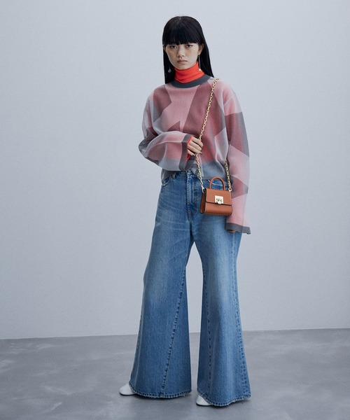 ADAM ET ROPE'(アダムエロペ)の「【2WAY】アクセサリーチェーンMINIバッグ(ショルダーバッグ・レディース・ブラック/オレンジ/キャメル・FREE)」の19枚目の写真