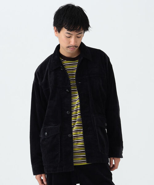 BEAMS（ビームス）の「BEAMS / コーデュロイ カーコーチ ジャケット（ブルゾン・メンズ・ブラック/ブラウン・M/S/L/XL）」の16枚目の写真