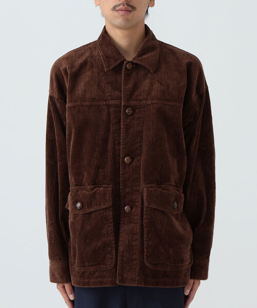 BEAMS（ビームス）の「BEAMS / コーデュロイ カーコーチ ジャケット（ブルゾン・メンズ・ブラック/ブラウン・M/S/L/XL）」の20枚目の写真