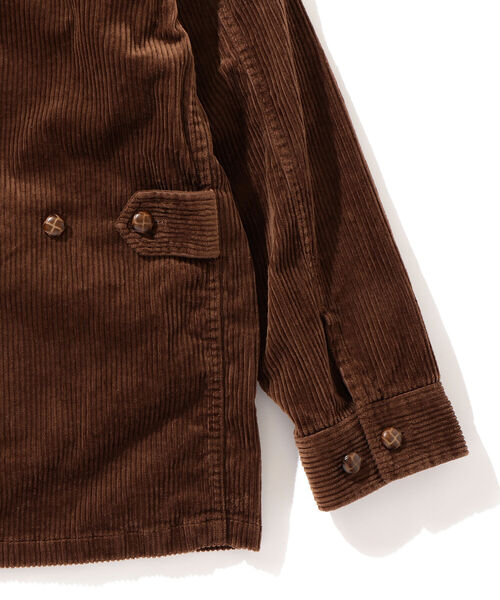 BEAMS（ビームス）の「BEAMS / コーデュロイ カーコーチ ジャケット（ブルゾン・メンズ・ブラック/ブラウン・M/S/L/XL）」の6枚目の写真