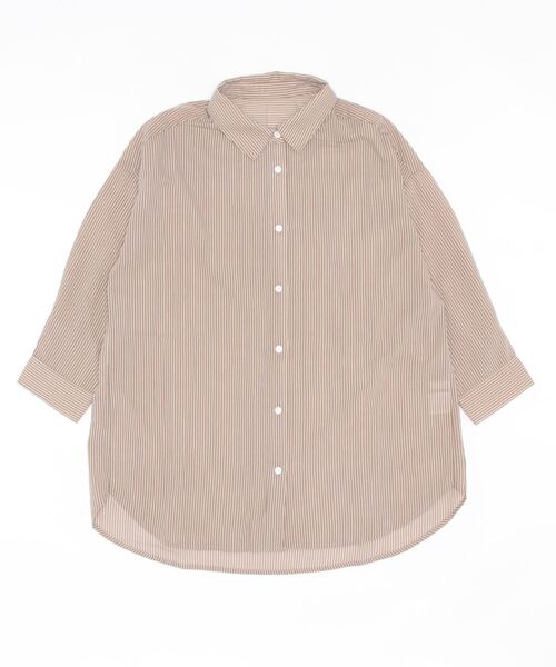 ikka(イッカ)の「シアーシャツタンクアンサンブル(シャツ/ブラウス・レディース・ブラック/ピンク/モカ・S/M/L)」の11枚目の写真