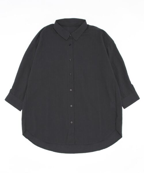 ikka(イッカ)の「シアーシャツタンクアンサンブル(シャツ/ブラウス・レディース・ブラック/ピンク/モカ・S/M/L)」の12枚目の写真