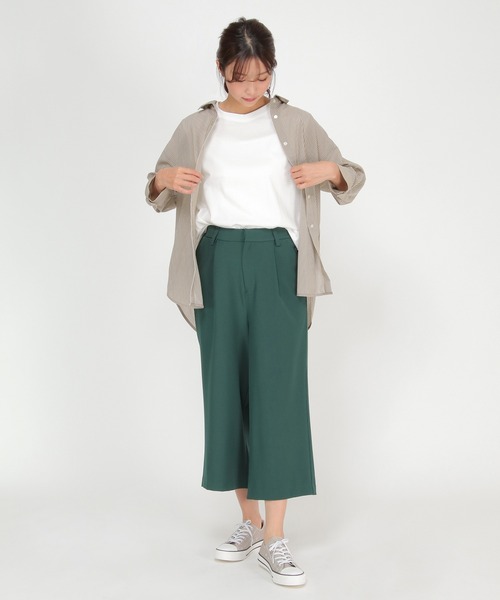 ikka(イッカ)の「シアーシャツタンクアンサンブル(シャツ/ブラウス・レディース・ブラック/ピンク/モカ・S/M/L)」の15枚目の写真