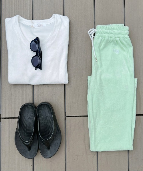 Vicente（ヴィセンテ）の「Onemile pile pants（その他パンツ・レディース・パープル/ブルー/グリーン・FREE）」の6枚目の写真