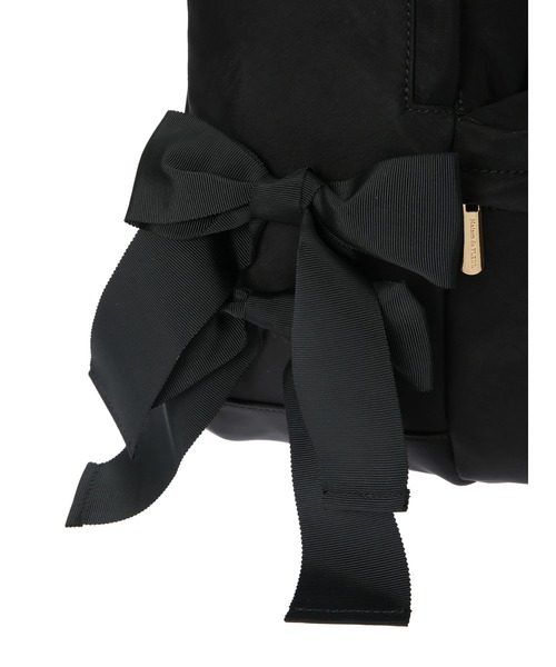 Maison de FLEUR（メゾンドフルール）の「サイドリボンリュック（バックパック/リュック・レディース・ブラック・FREE）」の6枚目の写真